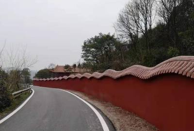 新添庙墙，还佛门清静